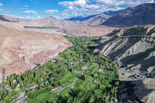 Photography Himalaya aerial view, Himalaya nature, Ladakh, India