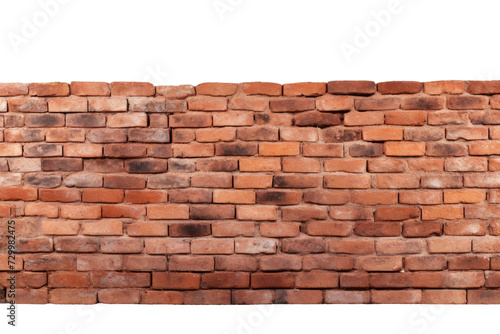 Simple Brick Wall Design Isolated On Transparent Background