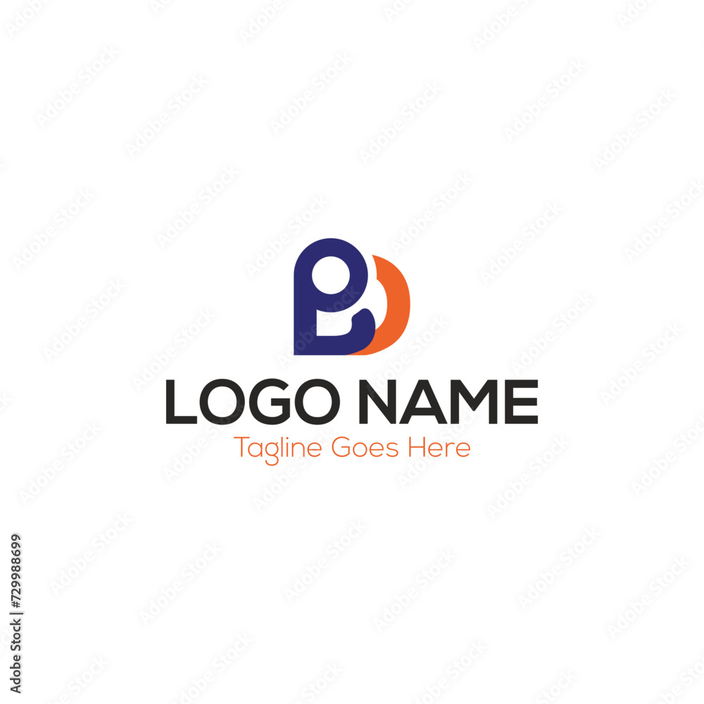 BD Letter Logo Design