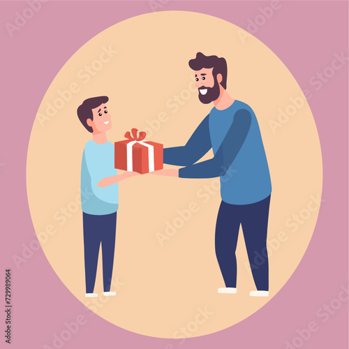 son give gift to father