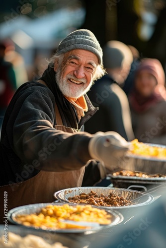 photo of street food seller