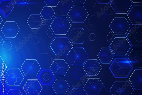 Explore the dynamic world of vector hexagons pattern, featuring a geometric abstract background adorned with simple hexagonal elements, perfect for technology banners, web wallpapers, and texture desi