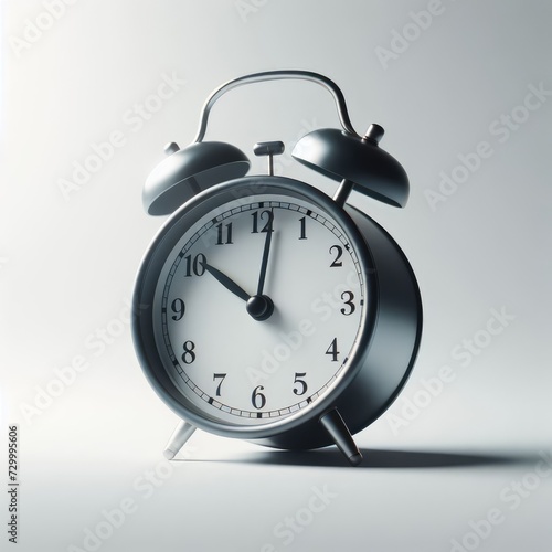 alarm clock isolated on white 
