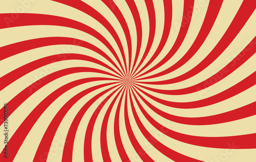 red abstract rays sunburst background vintage retro