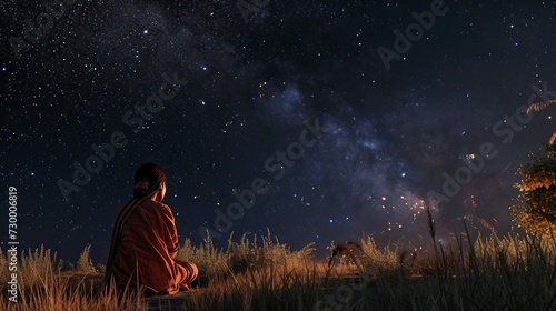 Quiet Moment Under the Stars