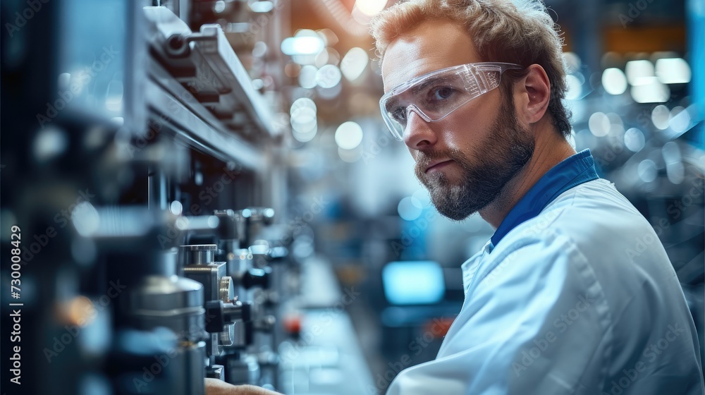 Engineer are developing the latest smart devices to improve production efficiency. Generative AI. Engineer are developing the latest smart devices to improve production efficiency. Generative AI.