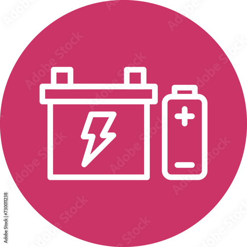 Extra Batteries Icon Style