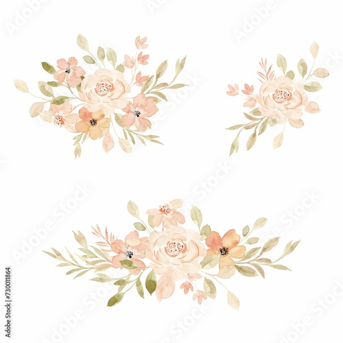 Watercolor Floral Arrangement Collection © Arfa
