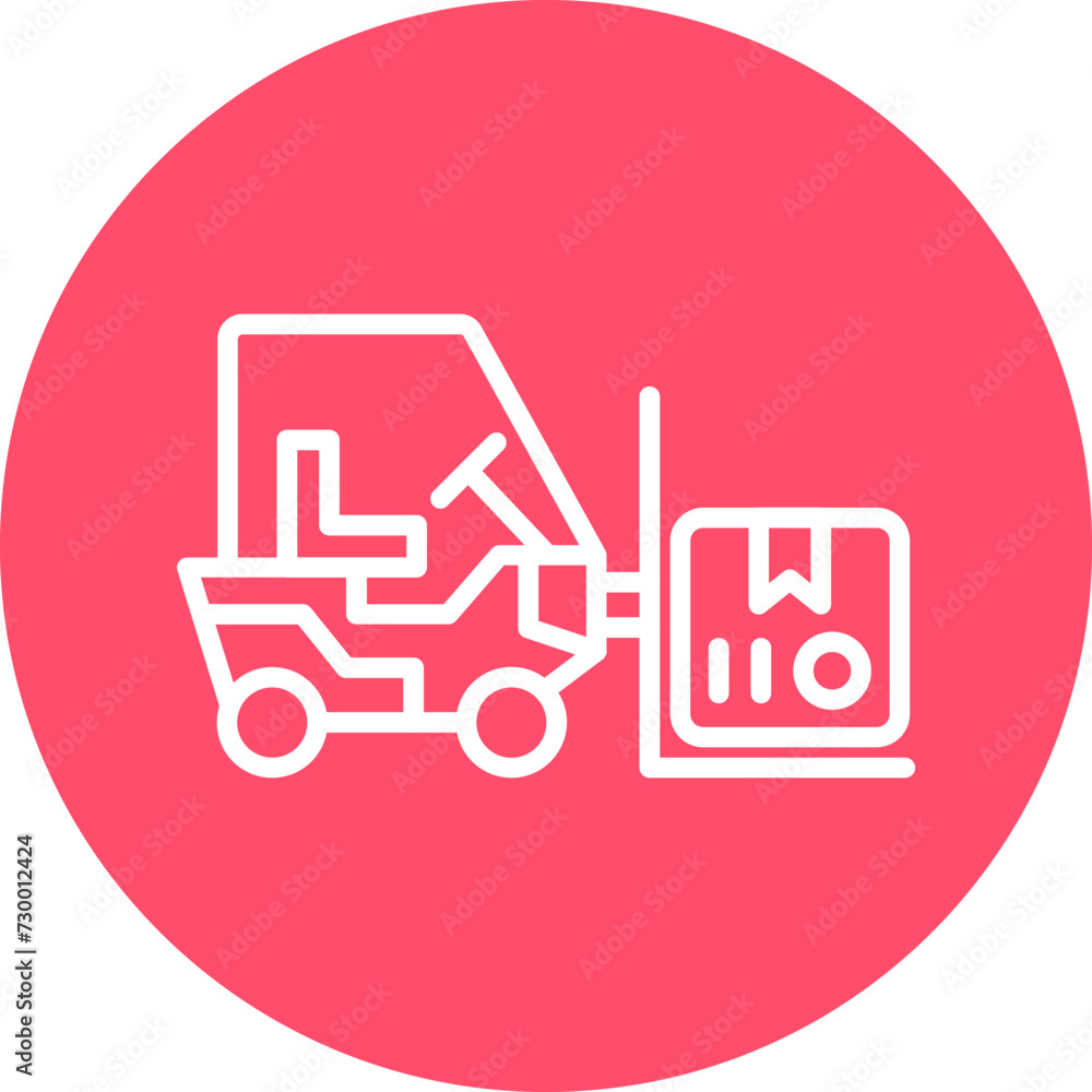 Forklift Icon Style Forklift Icon Style