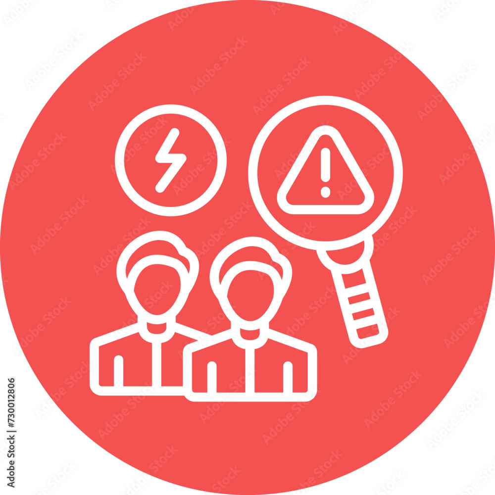 Incident Coordination Icon Style Incident Coordination Icon Style