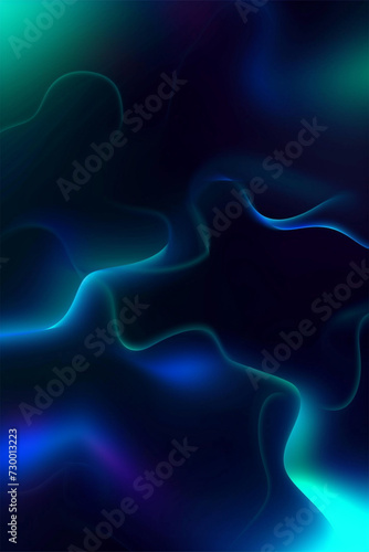 Luminescent Holographic Abstract Background © agung