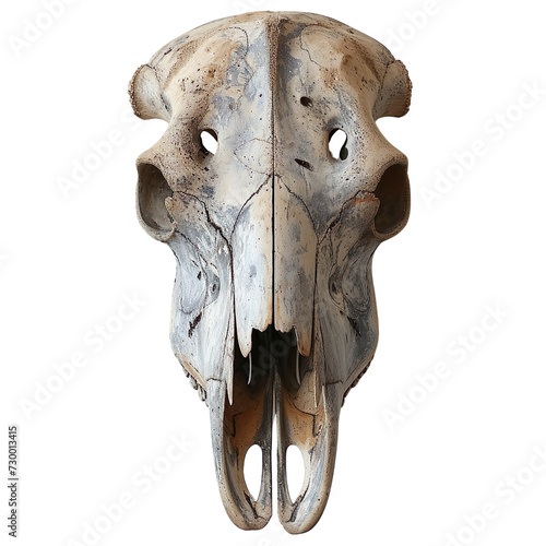 antique skeleton head