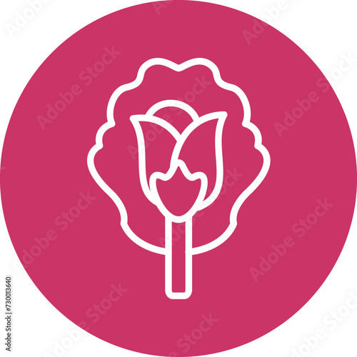 Pea Flower Icon Style