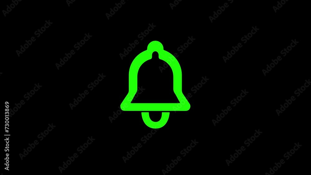 Notification bell animation. Ringing symbol. New message animation ...