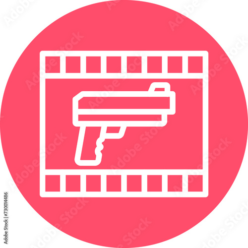 Action Film Icon Style