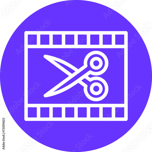 Film Cut Icon Style