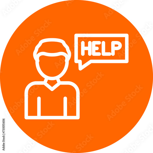 Ask For Help Icon Style