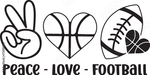 Peace Love Football