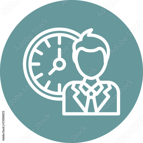 Working Hours Icon Style