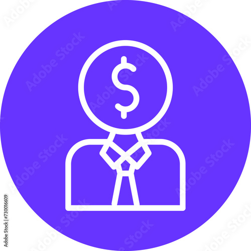 Junior Sales Rep Icon Style