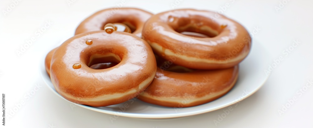 donuts with chocolate donuts with chocolate