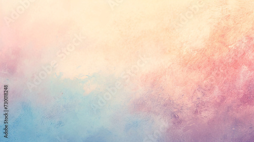 A gentle watercolor wash background with a dreamy blend of pastel pink and blue hues, creating a soft, artistic canvas.