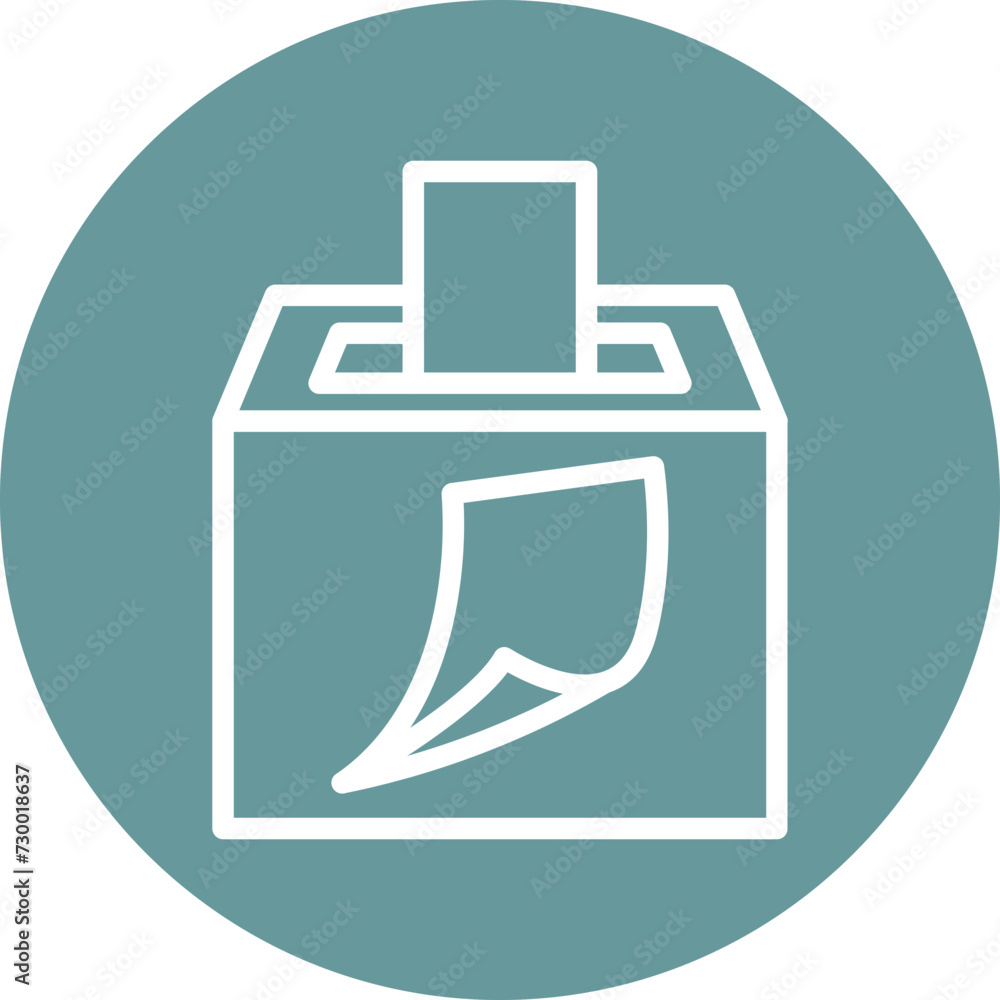 Ballot Box Icon Style Ballot Box Icon Style
