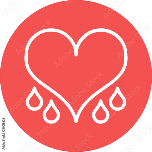 Bleeding Heart Icon Style