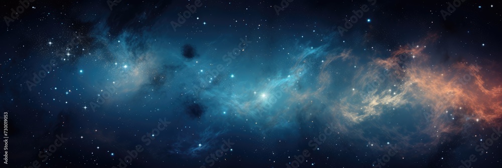 Fototapeta premium Beautiful space background with stardust and stars. Outer space