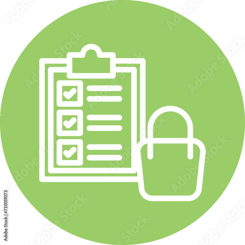 Shopping List Icon Style
