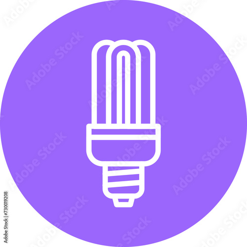 Fluorescent Lamp Icon Style