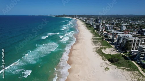 Wallpaper Mural Palm Beach - Gold Coast - Queensland QLD - Australia - Drone Shot Torontodigital.ca