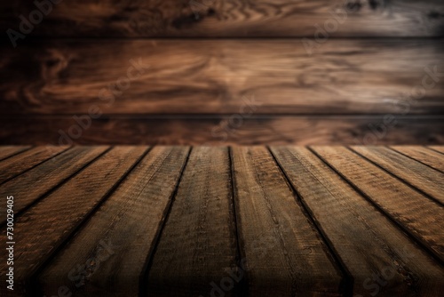 wooden table template with wooden background, desk mock-up
