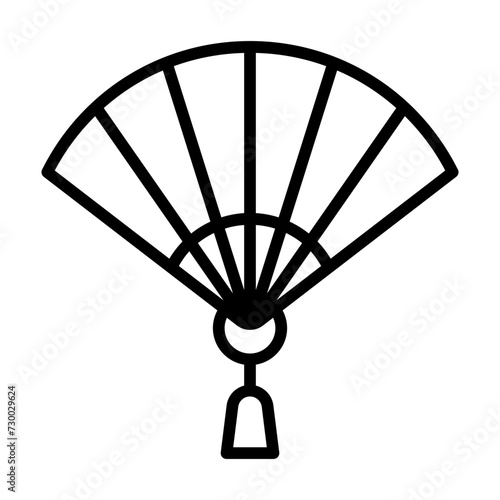 Fan line icon