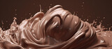 splash wave of chocolate milk ice cream 7