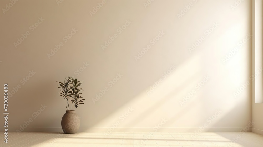 Minimalist Interior Design with Empty room Beige Minimalist Interior Design with Empty room Beige