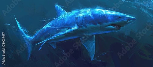Sharks that are blue: pico photo