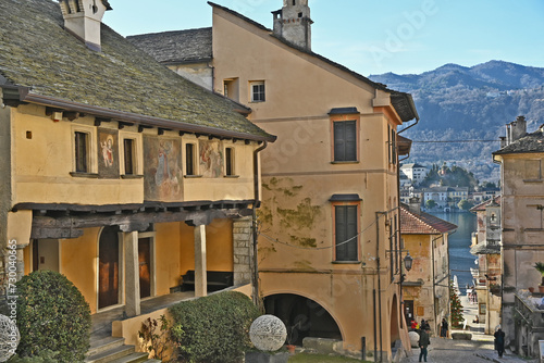 Antiche case e vie di Orta San Giulio - Piemonte