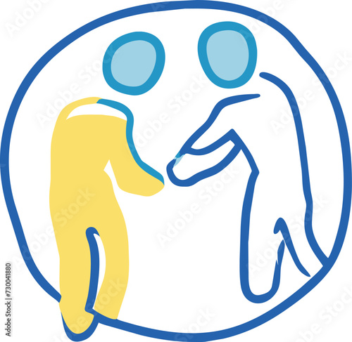 physical agression punch, icon