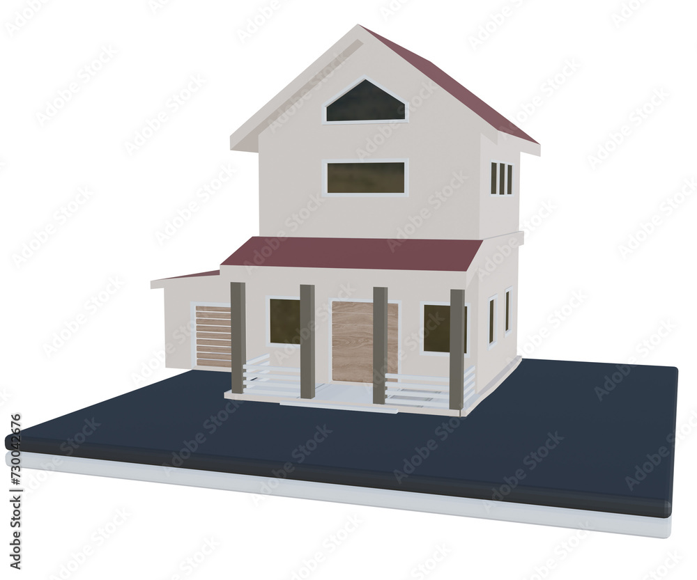 3d minimalist house icon 3d minimalist house icon
