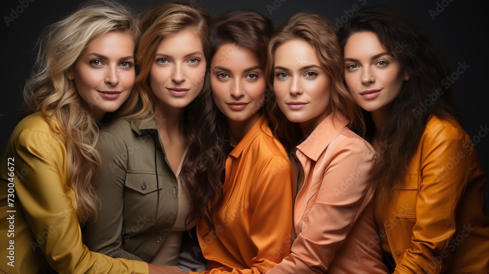 Diversity, women and skincare for body positivity, inclusivity and on ...