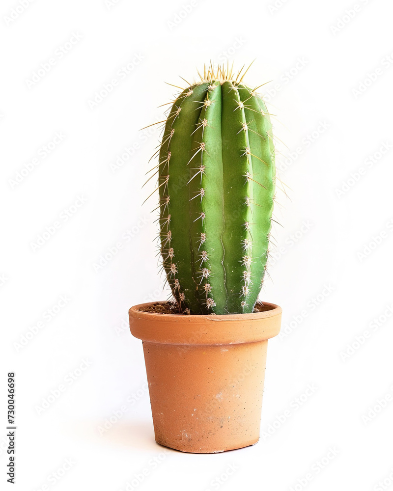 a cactus i a pot on isolated transparent background a cactus i a pot on isolated transparent background