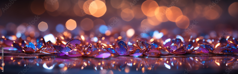 Celebration of Color, Colorful Confetti and Bokeh on a Carnival ...