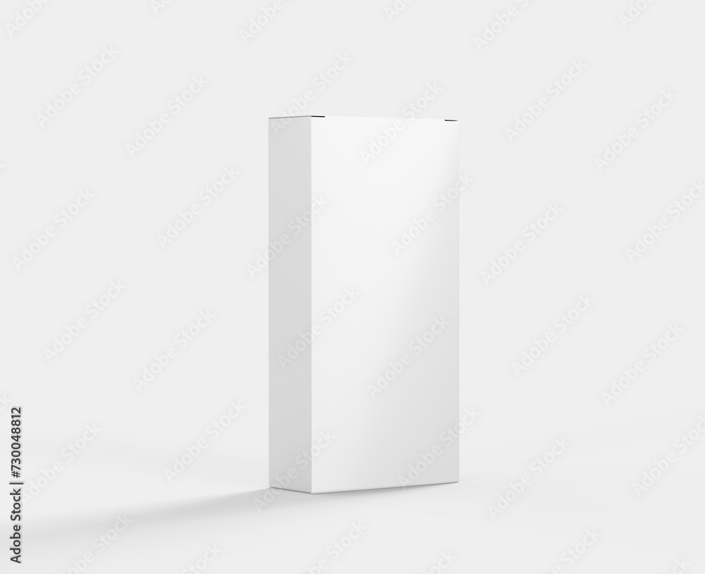 3D White Blank Pen Box Mockup Isolated On White Background Stationary Concept 3D Illustration 3D White Blank Pen Box Mockup Isolated On White Background Stationary Concept 3D Illustration