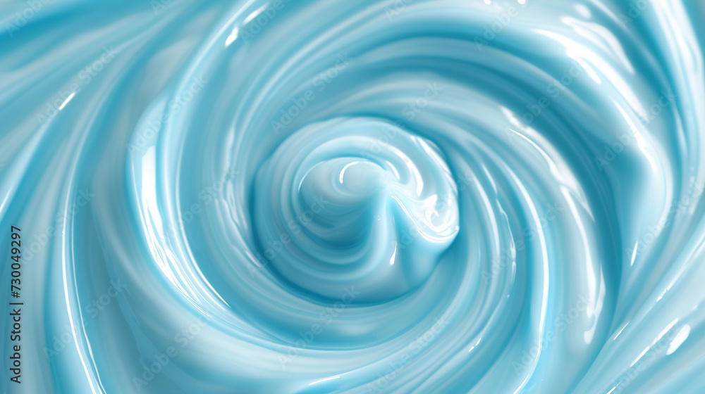Close up of blue whipped cream swirl texture for background and design. Close up of blue whipped cream swirl texture for background and design.
