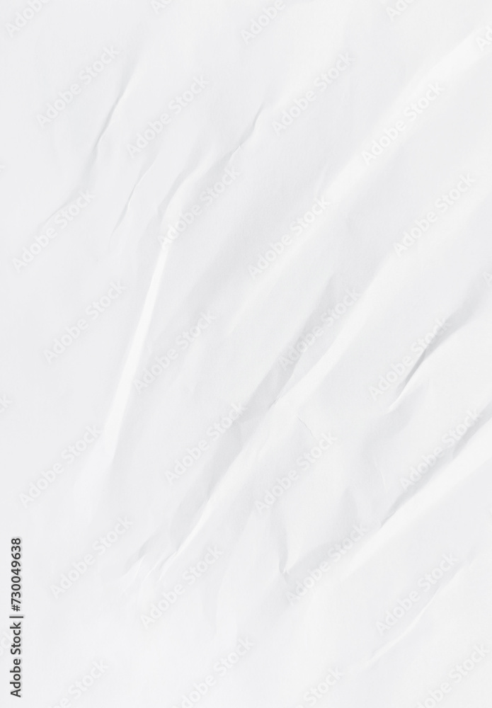 White Crumpled Paper Background White Crumpled Paper Background