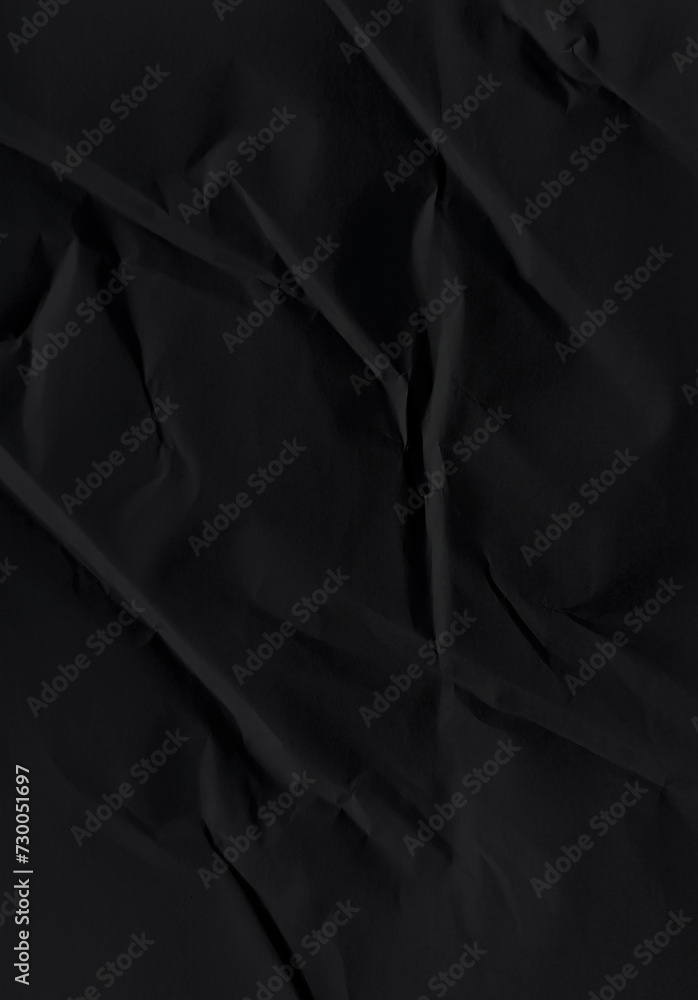 Black Crumpled Paper Background Black Crumpled Paper Background