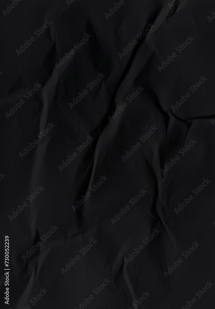 Black Crumpled Paper Background Black Crumpled Paper Background