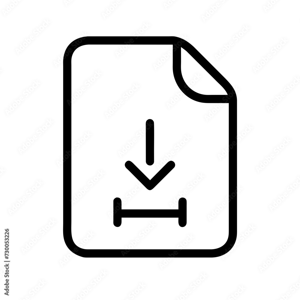 Download icon set. Download button Collection. Download files icons vector. simple download icon isolated on white background. Arrow downloading icon. Vector illustration.