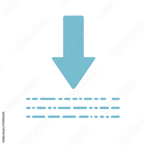 Download icon set. Download button Collection. Download files icons vector. simple download icon isolated on white background. Arrow downloading icon. Vector illustration.